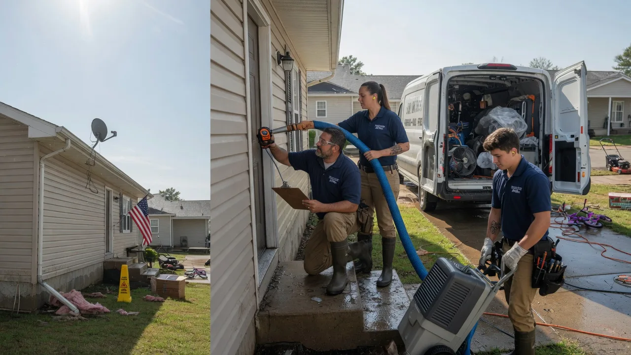 Ceiling Water Damage Restoration in Palmyra, WI near me